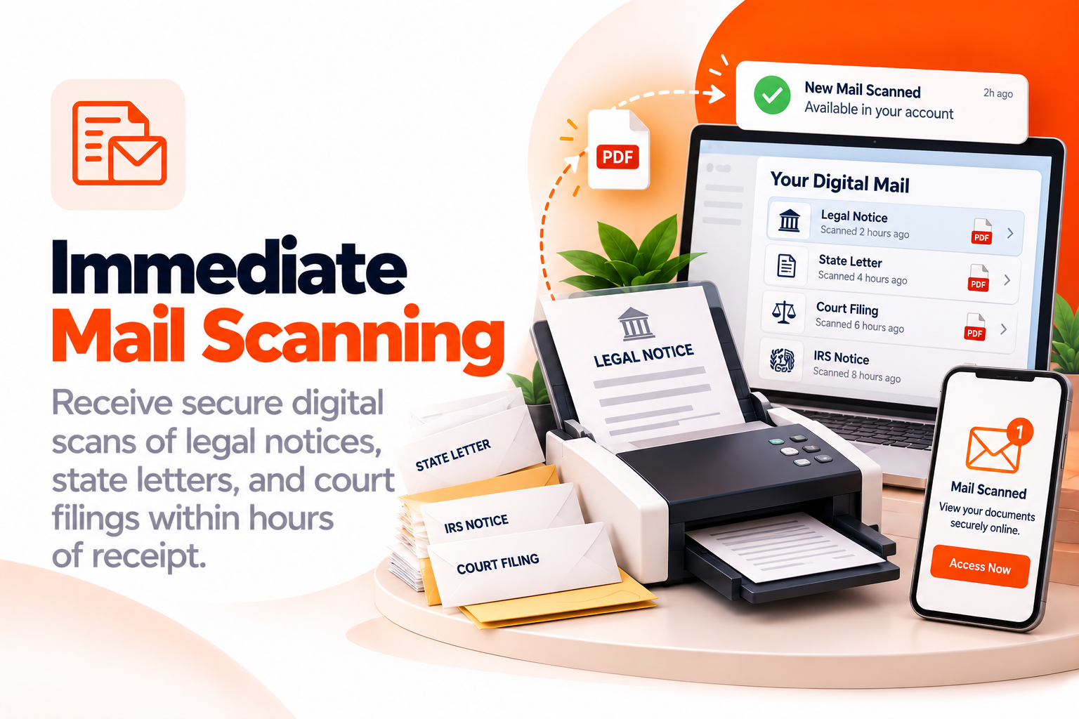 Immediate Mail Scanning