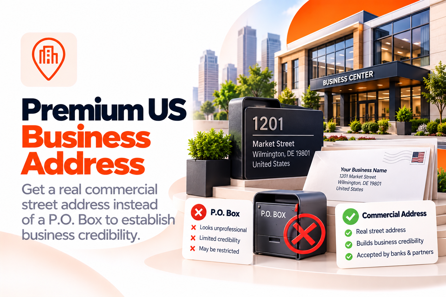 Premium US Business Address