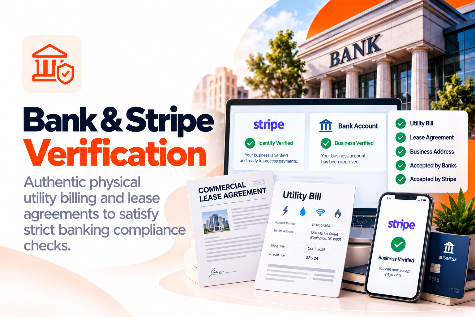 Bank & Stripe Verification