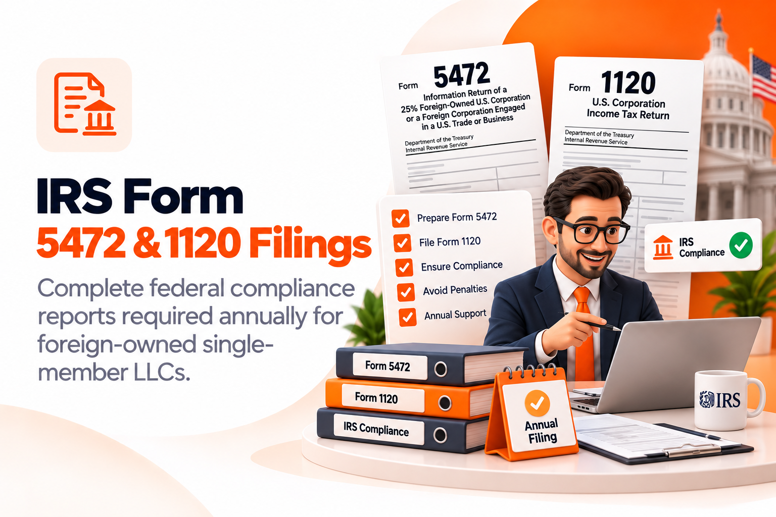 IRS Form 5472 & 1120 Filings